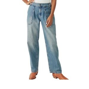 Free People Maeve Low Slung Oversized Jeans